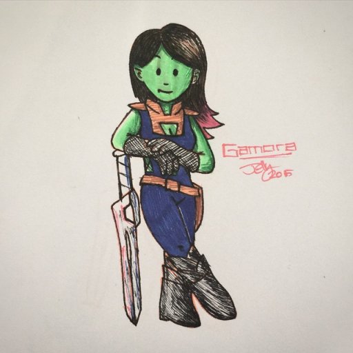 Monday Morning Sketch: Gamora