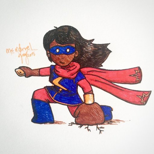Monday Morning Sketch: Ms. Marvel